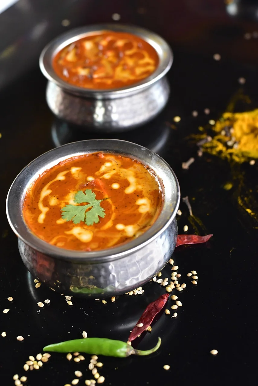 Tableau comparatif des plats végétariens indiens